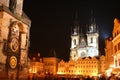 Old town hall with church of our lady before Tyn, Prague, Czech Republic