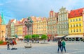 Old Town Hall and cobblestone Rynek Market Square Royalty Free Stock Photo