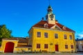 Old town hall in Finnish town Rauma Royalty Free Stock Photo