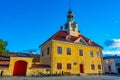 Old town hall in Finnish town Rauma Royalty Free Stock Photo