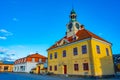 Old town hall in Finnish town Rauma Royalty Free Stock Photo