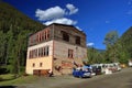 Sandon Ghost Town with Historic Town Hall and Fire Hall, Selkirk Mountains, British Columbia, Canada