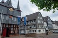 Old Town Hall in Frankenberg an der Eder, Hesse, Germany Royalty Free Stock Photo