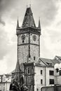 Old town hall with Jan Hus memorial in Prague, Czech republic, c Royalty Free Stock Photo