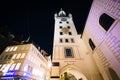 Old Town Hall at night, in Munich, Germany. Royalty Free Stock Photo