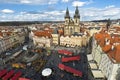 Old Town Hall (Staromestske namesti) in Prague, the capital of the Czech Republic