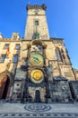 The Old Town Hall Tower with the Horologe, Prague, Czech Republic