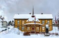 Old town hall of Tromso in Polar Norway Royalty Free Stock Photo