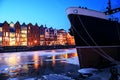 The old town and harbor in Gdansk