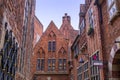 Old town historic buildings in Bremen, Germany