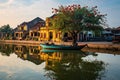 The old town of Hoi An, Vietnam. Hoi An is the capital of Vietnam, Hoi An ancient town riverfront, AI Generated Royalty Free Stock Photo