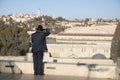 Prayer in Jerusalem old city Royalty Free Stock Photo