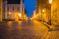 Old Town in Klaipeda (Lithuania) at night