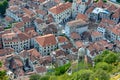 The old town of Kotor is a top view of Montenegro. Under the protection of UNESCO