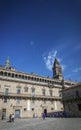 Old town Obradoiro Square near santiago de compostela cathedral