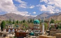 Old muslim town of Leh, the capital and largest town of Ladakh, a union territory in India-administered Kashmir. Royalty Free Stock Photo