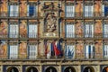 Old town Madrid, Spain\'s Plaza Mayor Royalty Free Stock Photo