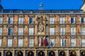 Old town Madrid, Spain\'s Plaza Mayor Royalty Free Stock Photo