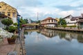 Old town of Malacca city and the Malacca river Royalty Free Stock Photo