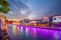 The old town of Malacca, Melaca. UNESCO World Heritage Site in Malaysia Royalty Free Stock Photo