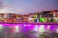 The old town of Malacca, Melaca. UNESCO World Heritage Site in Malaysia Royalty Free Stock Photo