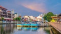 The old town of Malacca, Melaca. UNESCO World Heritage Site in Malaysia Royalty Free Stock Photo