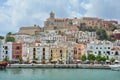 Old town and marina of Eivissa city, Ibiza island Royalty Free Stock Photo