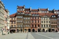 The Old Town Market Place square, Warsaw, Poland Royalty Free Stock Photo