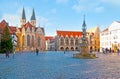 The Old Town Market Square Altstadtmarkt of Braunschweig, Germany