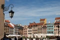 Old town market square with colorful historical buildings, Warsaw, Poland Royalty Free Stock Photo