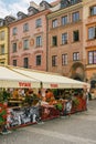 Old Town Market Square in Warsaw is a bustling local gathering place and a symbol of the city\'s resilience