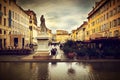 Old town in Marseille, France.