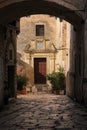 Old town. Matera. Basilicata. Apulia or Puglia. Italy Royalty Free Stock Photo