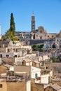 The old town of Matera in Italy Royalty Free Stock Photo