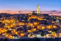 The old town of Matera in southern Italy Royalty Free Stock Photo