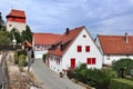 Old town in NÃ¶rdlingen, Germany Royalty Free Stock Photo