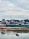 The old town of Nakhonsawan, old district at the front of Chao Phraya river, Nakhonsawan, Thailand