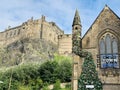 The Old Town is the name popularly given to the oldest part of Scotland`s capital city of Edinburgh. Royalty Free Stock Photo