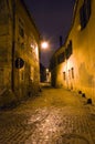 Old town narrow street Royalty Free Stock Photo