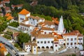 Old town and National Palace - Sintra Portugal Royalty Free Stock Photo