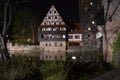 Old Town Nuremberg Half-timbered house