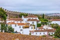 Old town Obidos houses, Portugal