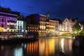 Old town of Opole across Oder River Royalty Free Stock Photo