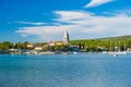 Old town of Osor between islands Cres and Losinj, Croatia Royalty Free Stock Photo