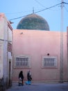 Tozeur-Tunisia, glimpses of the narrow streets of the village