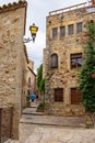 Old town of Pals in Girona, Catalonia, Spain. Royalty Free Stock Photo