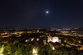 Old town of Perugia at night, Umbria, Italy Royalty Free Stock Photo