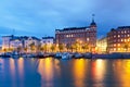 Old Town pier in Helsinki, Finland Royalty Free Stock Photo