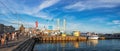 Old Town Pier in Helsinki, Finland Royalty Free Stock Photo