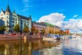 Old Town pier in Helsinki, Finland Royalty Free Stock Photo